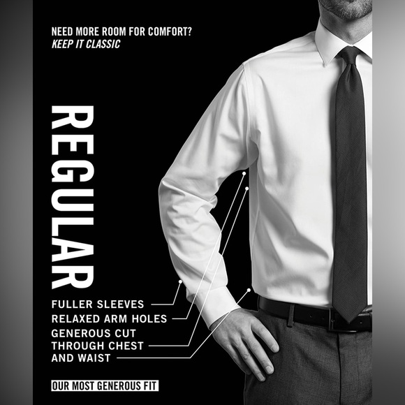 NWT EAGLE MEN’S DRESS SHIRT - Picture 5 of 5